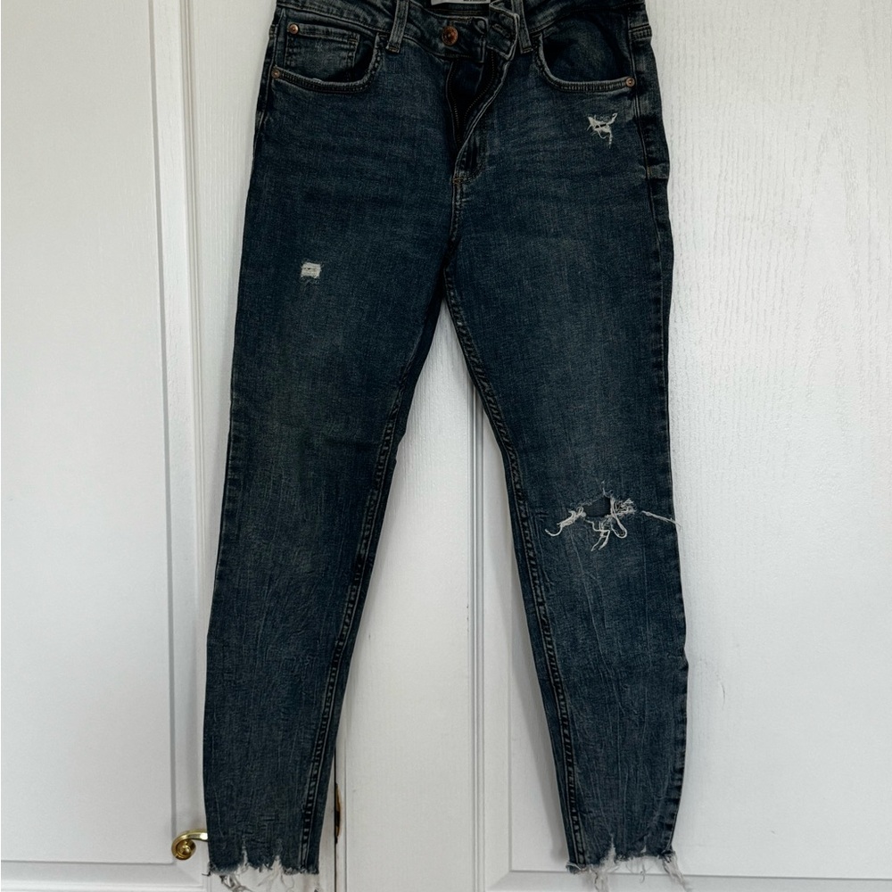 Bershka Distressed Skinny Jeans